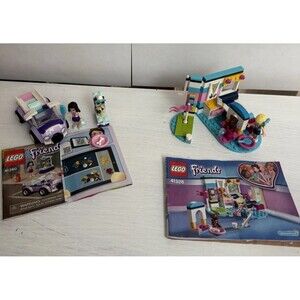 LEGO 41360 Friends Emma's Mobile Vet Clinic & FRIENDS: Stephanie's Bedroom 41328